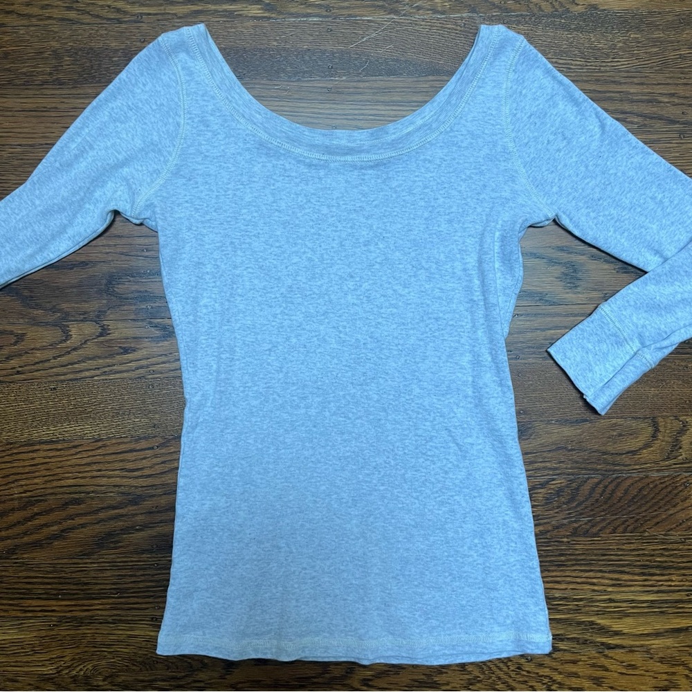 Brandy Melville Jennie Top - Light Heather Grey